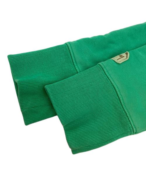 stussy（ステューシー）stussy (ステューシー) ジップアップパーカー グリーン サイズ:Mの古着・服飾アイテム