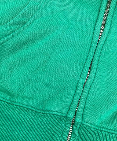 stussy（ステューシー）stussy (ステューシー) ジップアップパーカー グリーン サイズ:Mの古着・服飾アイテム