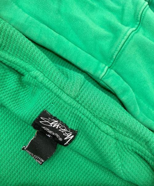stussy（ステューシー）stussy (ステューシー) ジップアップパーカー グリーン サイズ:Mの古着・服飾アイテム