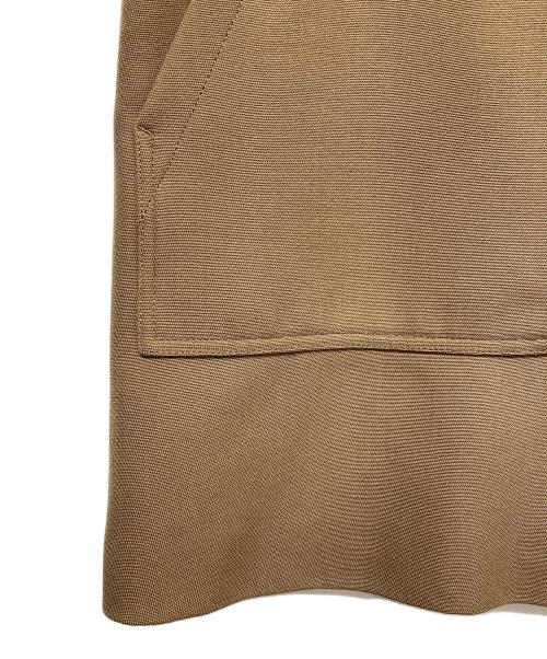 IENA（イエナ）IENA (イエナ) BOXYノーカラーコート ブラウン サイズ:36の古着・服飾アイテム