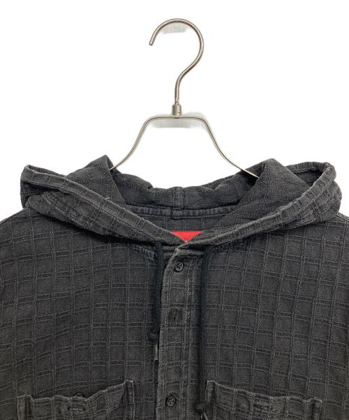 SUPREME（シュプリーム）SUPREME (シュプリーム) Hooded Denim Shirt ブラック サイズ:Sの古着・服飾アイテム