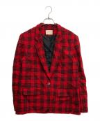 PENDLETONペンドルトン）の古着「テーラードジャケット　ジャケット」｜レッド