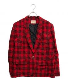 PENDLETON（ペンドルトン）の古着「テーラードジャケット　ジャケット」｜レッド