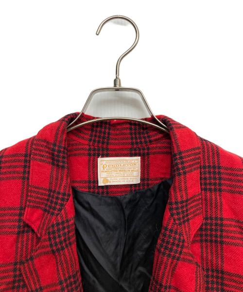 PENDLETON（ペンドルトン）PENDLETON (ペンドルトン) テーラードジャケット　ジャケット レッド サイズ:無しの古着・服飾アイテム