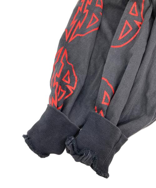 BALENCIAGA（バレンシアガ）BALENCIAGA (バレンシアガ) Long Sleeve Metal T-Shirt ブラック サイズ:Lの古着・服飾アイテム