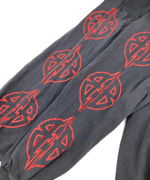 BALENCIAGA（バレンシアガ）BALENCIAGA (バレンシアガ) Long Sleeve Metal T-Shirt ブラック サイズ:Lの古着・服飾アイテム