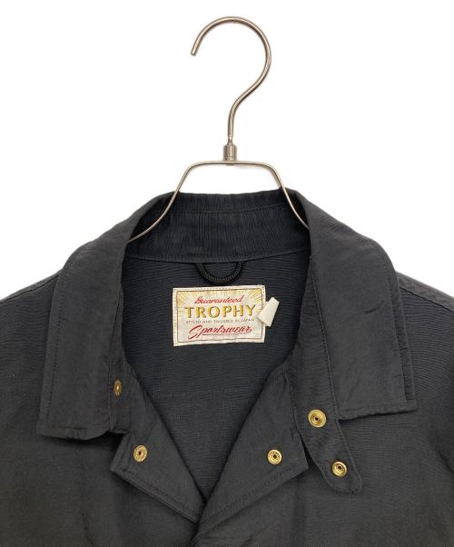 Trophy Clothing（トロフィークロージング）Trophy Clothing (トロフィークロージング) Box Logo Warm Up Jacke ブラック サイズ:44の古着・服飾アイテム