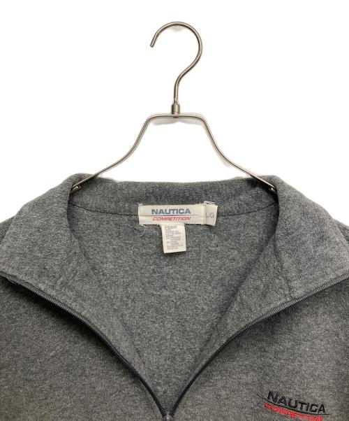 NAUTICA（ノーティカ）NAUTICA (ノーティカ) ハーフジップスウェット グレー サイズ:Lの古着・服飾アイテム