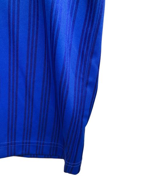 adidas（アディダス）adidas (アディダス) アディカラー ピケ サッカー長袖Tシャツ ブルー サイズ:XLの古着・服飾アイテム