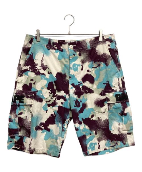 A BATHING APE（ア ベイシング エイプ）A BATHING APE (ア ベイシング エイプ) ハーフパンツ スカイブルー サイズ:Lの古着・服飾アイテム