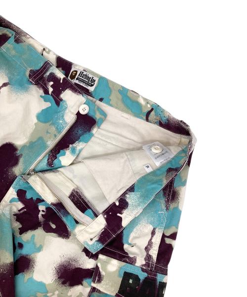A BATHING APE（ア ベイシング エイプ）A BATHING APE (ア ベイシング エイプ) ハーフパンツ スカイブルー サイズ:Lの古着・服飾アイテム