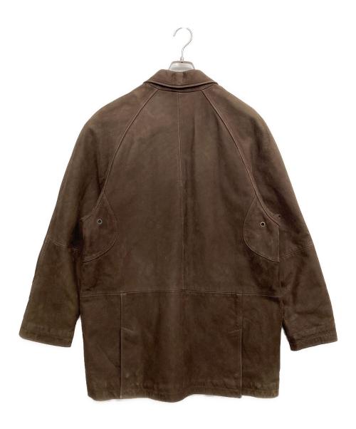 Timberland（ティンバーランド）Timberland (ティンバーランド) カウレザージャケット ブラウン サイズ:Sの古着・服飾アイテム