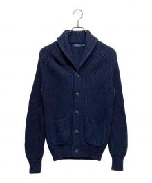 POLO RALPH LAUREN（ポロ・ラルフローレン）の古着「ニットカーディガン」｜ネイビー