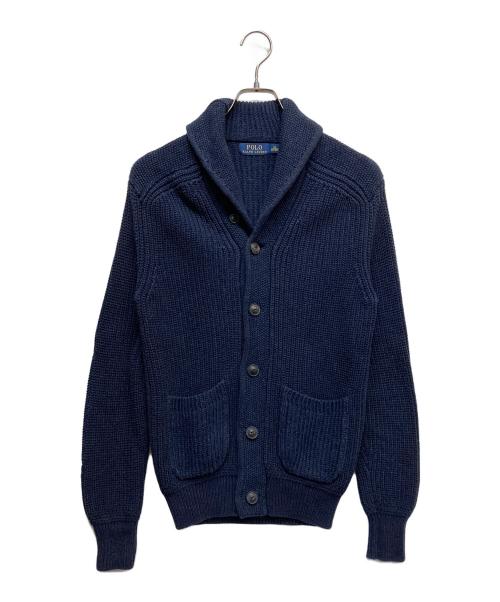 POLO RALPH LAUREN（ポロ・ラルフローレン）POLO RALPH LAUREN (ポロ・ラルフローレン) ニットカーディガン ネイビー サイズ:XSの古着・服飾アイテム