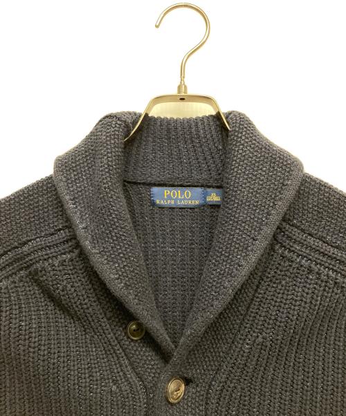 POLO RALPH LAUREN（ポロ・ラルフローレン）POLO RALPH LAUREN (ポロ・ラルフローレン) ニットカーディガン ネイビー サイズ:XSの古着・服飾アイテム