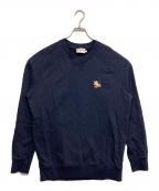 maison kitsuneメゾンキツネ）の古着「Chillax Fox Patch Classic Sweatshirt」｜ネイビー