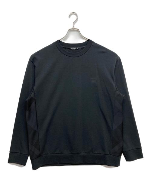 BLACK LABEL CRESTBRIDGE（ブラックレーベル クレストブリッジ）BLACK LABEL CRESTBRIDGE (ブラックレーベル クレストブリッジ) レーヨン混スウェット ブラック サイズ:3Lの古着・服飾アイテム