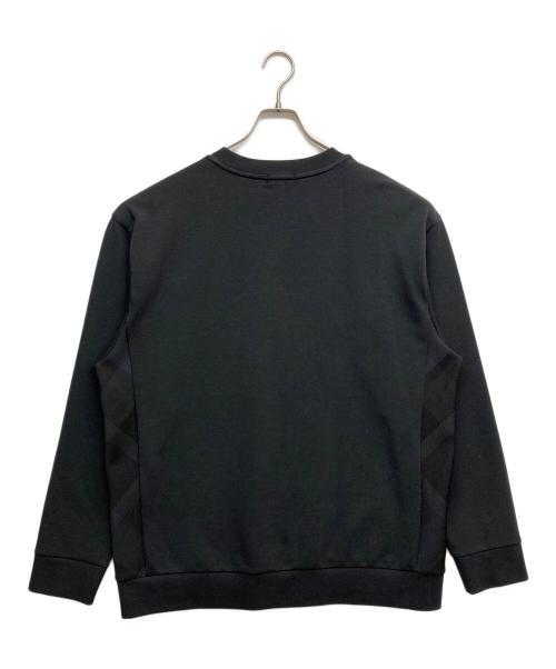 BLACK LABEL CRESTBRIDGE（ブラックレーベル クレストブリッジ）BLACK LABEL CRESTBRIDGE (ブラックレーベル クレストブリッジ) レーヨン混スウェット ブラック サイズ:3Lの古着・服飾アイテム