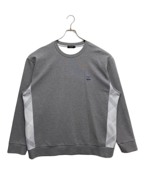 BLACK LABEL CRESTBRIDGE（ブラックレーベル クレストブリッジ）BLACK LABEL CRESTBRIDGE (ブラックレーベル クレストブリッジ) レーヨン混スウェット グレー サイズ:4Lの古着・服飾アイテム