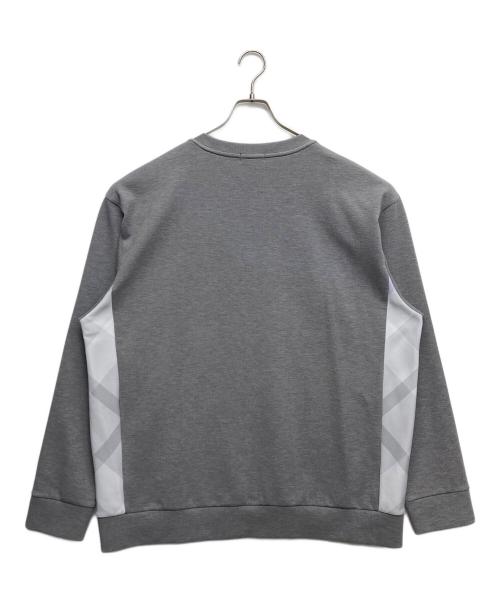 BLACK LABEL CRESTBRIDGE（ブラックレーベル クレストブリッジ）BLACK LABEL CRESTBRIDGE (ブラックレーベル クレストブリッジ) レーヨン混スウェット グレー サイズ:4Lの古着・服飾アイテム
