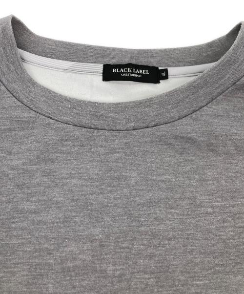 BLACK LABEL CRESTBRIDGE（ブラックレーベル クレストブリッジ）BLACK LABEL CRESTBRIDGE (ブラックレーベル クレストブリッジ) レーヨン混スウェット グレー サイズ:4Lの古着・服飾アイテム