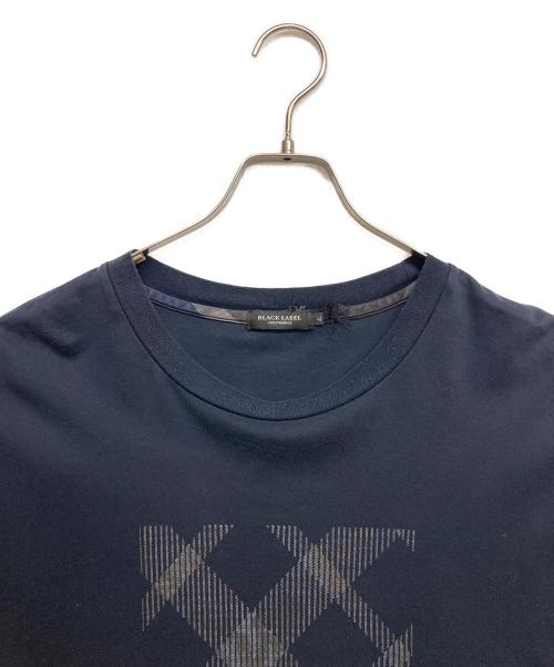 BLACK LABEL CRESTBRIDGE（ブラックレーベル クレストブリッジ）BLACK LABEL CRESTBRIDGE (ブラックレーベル クレストブリッジ) コットンTシャツ ネイビー サイズ:4Lの古着・服飾アイテム
