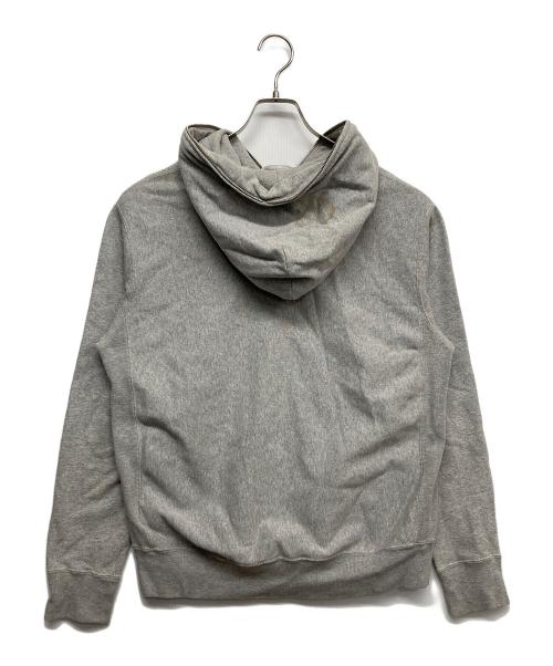 A BATHING APE（ア ベイシング エイプ）A BATHING APE (ア ベイシング エイプ) ロゴジップアップパーカー グレー サイズ:Mの古着・服飾アイテム