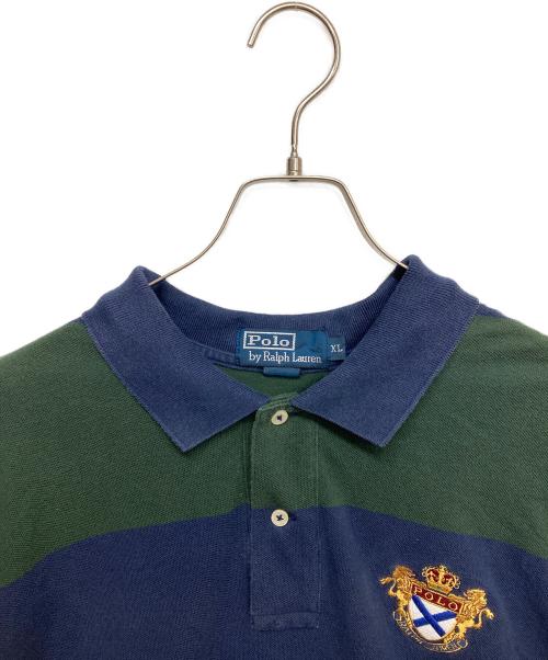 POLO RALPH LAUREN（ポロ・ラルフローレン）POLO RALPH LAUREN (ポロ・ラルフローレン) 半袖ポロシャツ グリーン サイズ:XLの古着・服飾アイテム