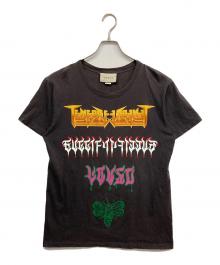 GUCCI（グッチ）の古着「メタルプリントTシャツ」｜ブラック