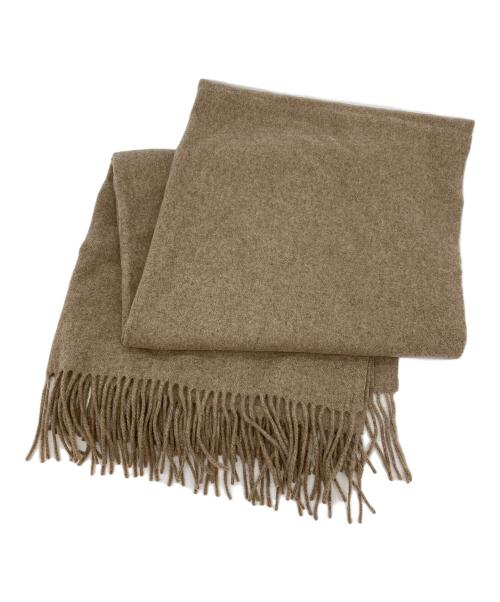 JOHNSTONS OF ELGIN（ジョンストンズオブエルガン）JOHNSTONS OF ELGIN (ジョンストンズオブエルガン) カシミヤマフラー ベージュの古着・服飾アイテム