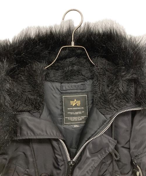 ALPHA（アルファ）ALPHA (アルファ) N-3Bタイプコート ブラック サイズ:SMALLの古着・服飾アイテム