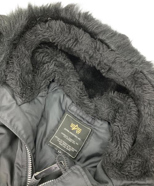 ALPHA（アルファ）ALPHA (アルファ) N-3Bタイプコート ブラック サイズ:SMALLの古着・服飾アイテム