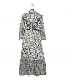 Snidel（スナイデル）の古着「Sustainaボレロライクフリルプリントワンピース」