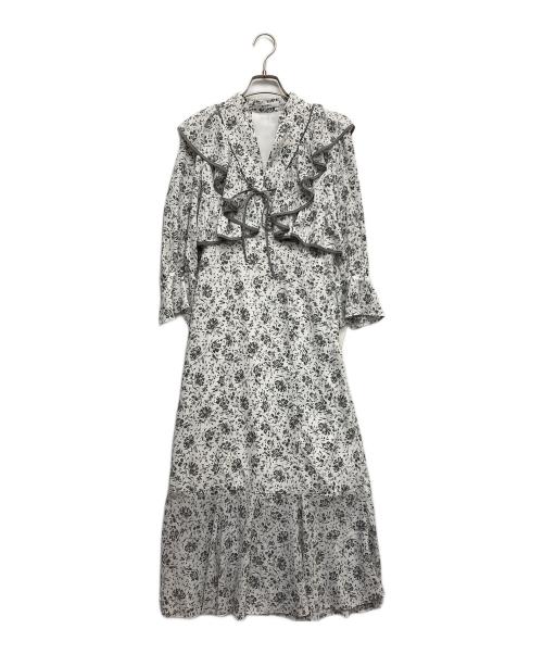 Snidel（スナイデル）Snidel (スナイデル) Sustainaボレロライクフリルプリントワンピース サイズ:00の古着・服飾アイテム