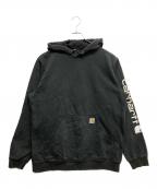 CarHarttカーハート）の古着「プルオーバーパーカー」｜ブラック