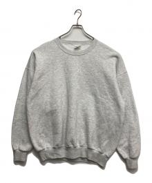 JERZEES（ジャージーズ）の古着「ブランククルーネックスウェット」｜グレー