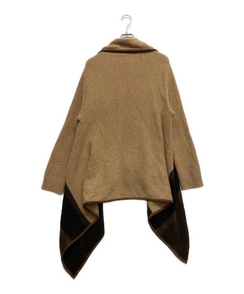 RALPH LAUREN（ラルフローレン）RALPH LAUREN (ラルフローレン) ニットケープ ブラウン サイズ:ONE SIZEの古着・服飾アイテム