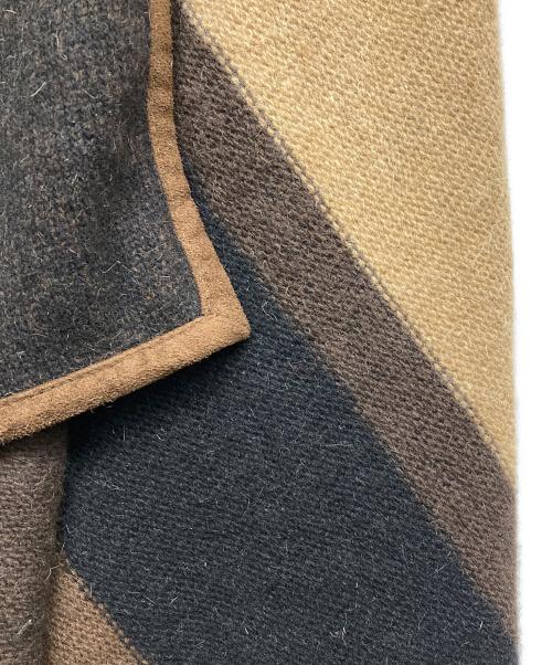 RALPH LAUREN（ラルフローレン）RALPH LAUREN (ラルフローレン) ニットケープ ブラウン サイズ:ONE SIZEの古着・服飾アイテム