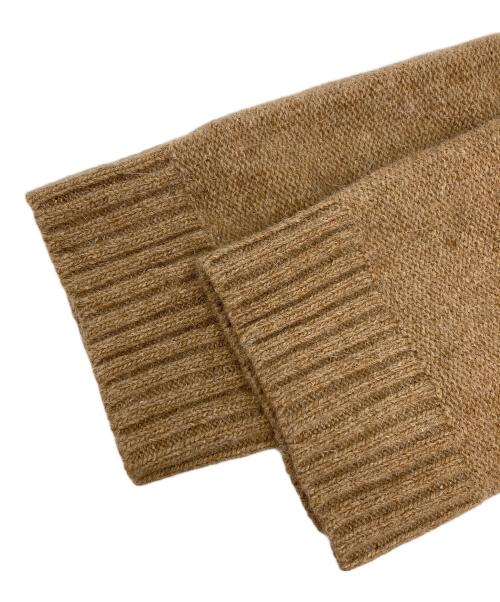 RALPH LAUREN（ラルフローレン）RALPH LAUREN (ラルフローレン) ニットケープ ブラウン サイズ:ONE SIZEの古着・服飾アイテム