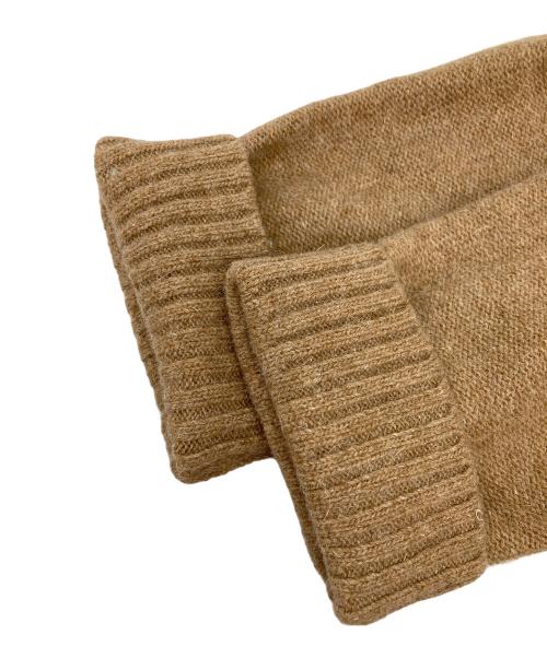 RALPH LAUREN（ラルフローレン）RALPH LAUREN (ラルフローレン) ニットケープ ブラウン サイズ:ONE SIZEの古着・服飾アイテム