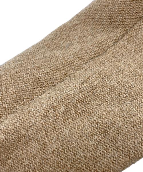 RALPH LAUREN（ラルフローレン）RALPH LAUREN (ラルフローレン) ニットケープ ブラウン サイズ:ONE SIZEの古着・服飾アイテム