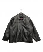 HINDハインド）の古着「ライナー付きレザースポーツジャケット」｜ブラック