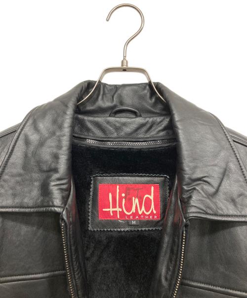 HIND（ハインド）HIND (ハインド) ライナー付きレザースポーツジャケット ブラック サイズ:Mの古着・服飾アイテム
