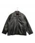 HIND（ハインド）の古着「ライナー付きレザースポーツジャケット」｜ブラック