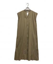 IENA（イエナ）の古着「フレンチスリーブシャツワンピース」｜グリーン