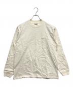 AUTRYオートリ―）の古着「LOGO L/S TEE」｜アイボリー
