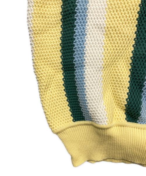 AUTRY（オートリ―）AUTRY (オートリ―) Autry Multi Stripe Knit Vest As It Is イエロー サイズ:無しの古着・服飾アイテム
