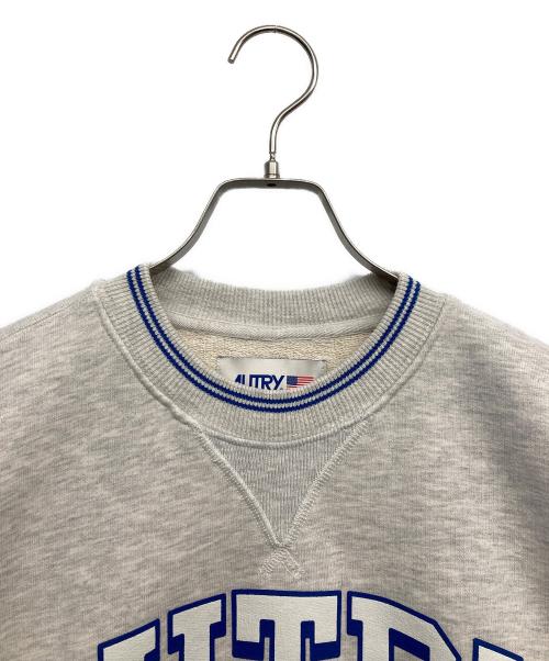 AUTRY（オートリ―）AUTRY (オートリ―) MELANGE ロゴスウェット グレー サイズ:Mの古着・服飾アイテム