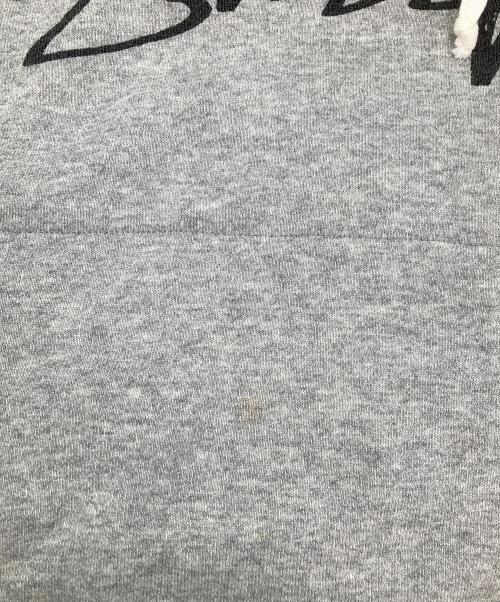 CDG（シーディージー）CDG (シーディージー) stussy (ステューシー) HOODED SWEATSHIRT グレー サイズ:Lの古着・服飾アイテム