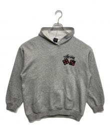 stussy（ステューシー）の古着「ダイスロゴパーカー」｜グレー